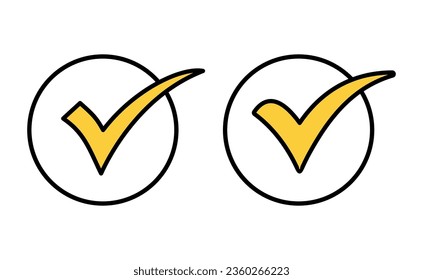 Conjunto de iconos aprobados para aplicaciones web y móviles. Icono de medalla certificado