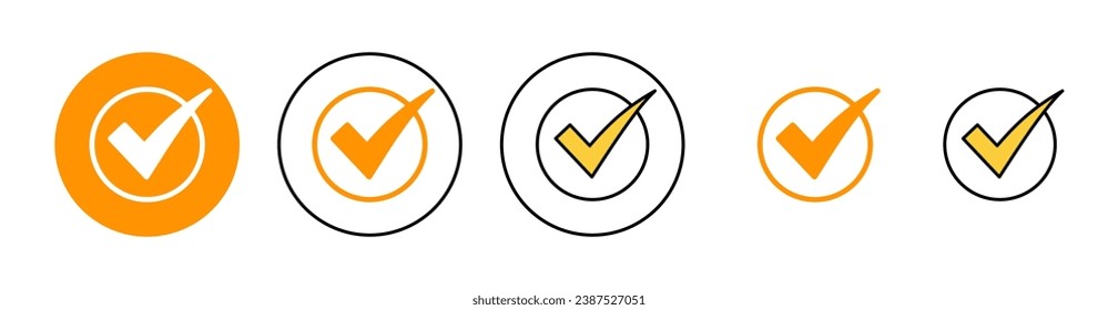 Approved icon set for web and mobile app. Certified Medal Icon