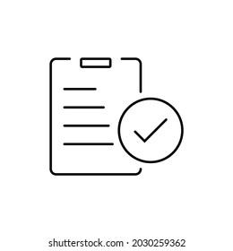 vector de icono aprobado en la ilustración