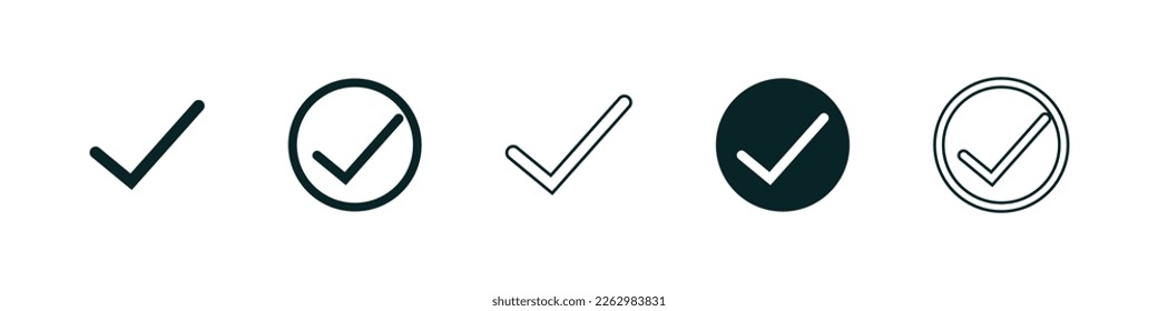 Approved icon. Vector illustration on a white background.