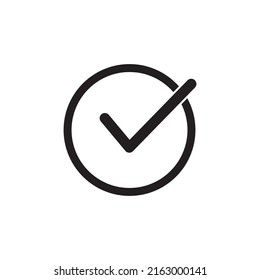 approved icon vector Illustration symbol