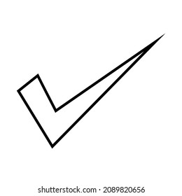 approved icon vector, ilustration line icon