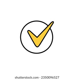 Approved icon vector for web and mobile app. Certified Medal Icon