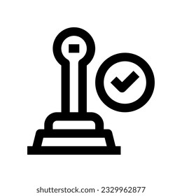 icono aprobado para tu sitio web, móvil, presentación y diseño de logotipo.