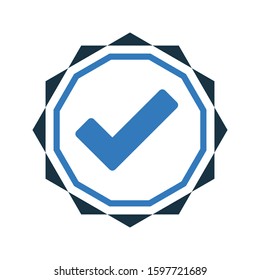 Approved icon/Tick sign/ Check mark