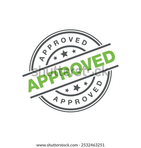 Approved Letter Rubber Stamp Template
