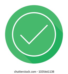Approved line icon