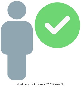 Lista aprobada de empleados con lista verificada