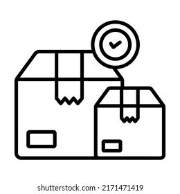 paquete aprobado Diseño de conceptos modernos, ilustración vectorial