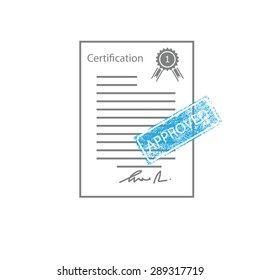 Approved quality control certificated vector