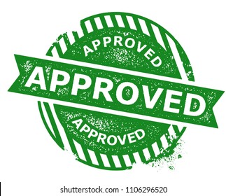 Approved Rubber Stamp