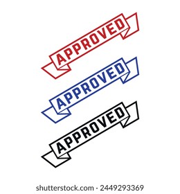 Approved Rubber stamp Design art Illustration 