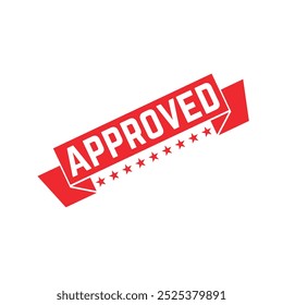 Approved Rubber stamp design Vector 