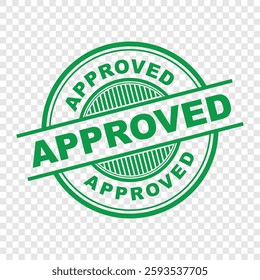 Approved rubber stamp icon and logo vector