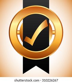 approved seal design, vector illustration eps10 graphic 