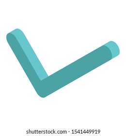 Approved sign icon. Isometric of approved sign vector icon for web design isolated on white background