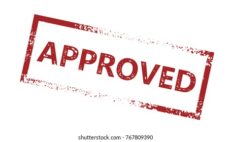 Approved Stamp. Grunge.