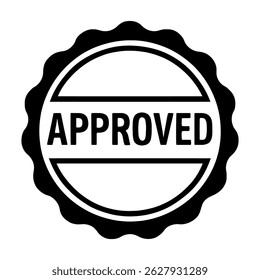 Approved Stamp – Official Authorization, Verification, and Certification Seal for Documents and Products