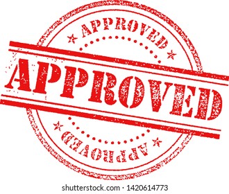 approved. stamp. red round grunge approved sign