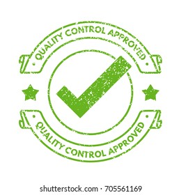 Approved Stamp Vector Illustration