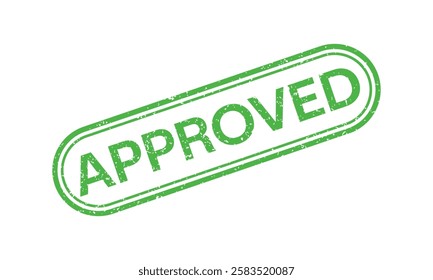 Approved Stamp vector isolated on white background