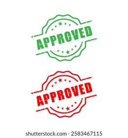 Approved Stamp.Approved Round Grunge SignApproved Stamp.Approved Round Grunge Sign