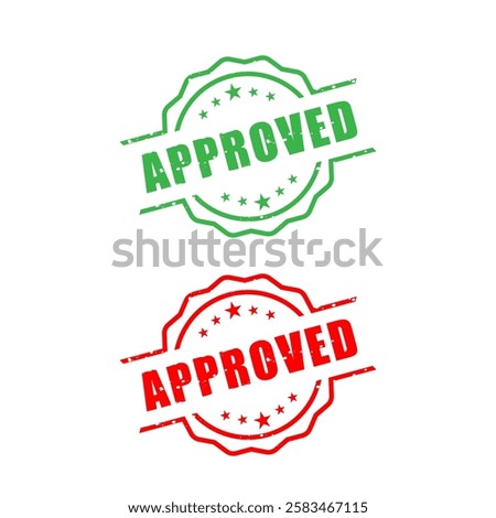 Approved Stamp.Approved Round Grunge SignApproved Stamp.Approved Round Grunge Sign