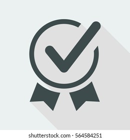 Approved symbol - Vector web icon