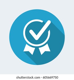 Approved Symbol - Vector Web Icon