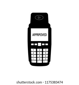 Approved terminal payment icon. Simple illustration of approved terminal payment vector icon for web design isolated on white background