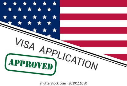 Approved USA viza H-1B. Visa in the United States temporary work for foreign skilled workers in specialty occupation.