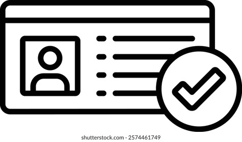 Approved vector icon. Can be used for printing, mobile and web applications.