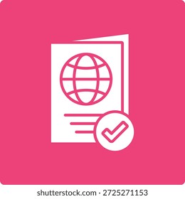 Icono de Vector aprobado. Se puede utilizar para aplicaciones de impresión, móviles y de Web.