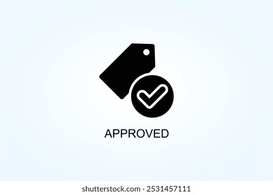 Approved Vector Or Logo Sign Symbol Illustration