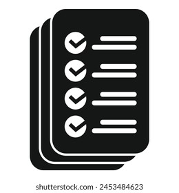Approved wish list icon simple vector. Person care order. Care list add button