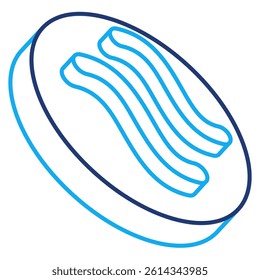 Approximate icon represented by Approximate symbol Dual Line style.