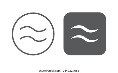 Approximately equa icon design, isolated on white background, vector illustration