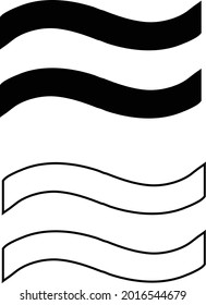 approximately equal icon on white background. mathematics sign simple. is approximately equal symbol. flat style.