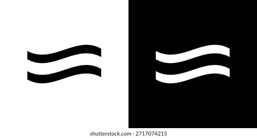 Diseño de silueta de Vector de iconos aproximadamente iguales. Ilustración de Diseño gráfico plano de Vector.
