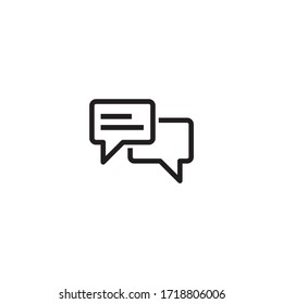 Apps Chat Icon Design Vector