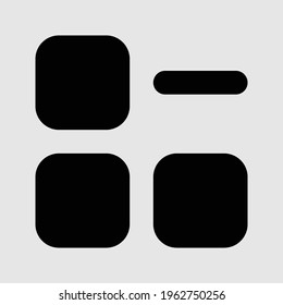 apps delete icon isolated vector illustration