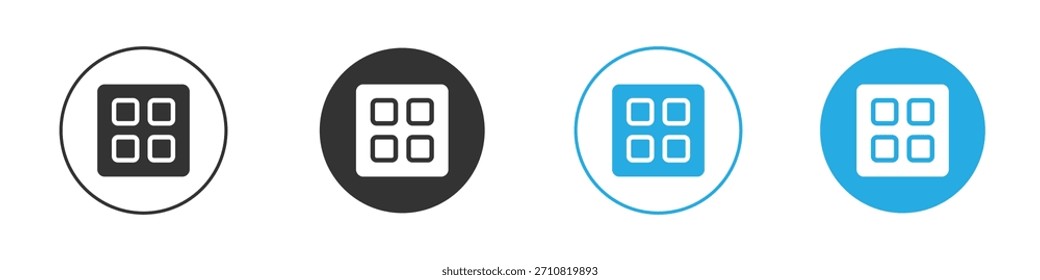 Apps icon. Graphic icon design template