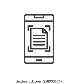 apps icon isolated stroke in black color