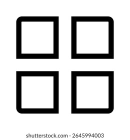 Apps icon on white background