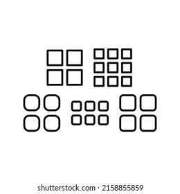 Apps Icon Set Vector Symbol Design Illustration