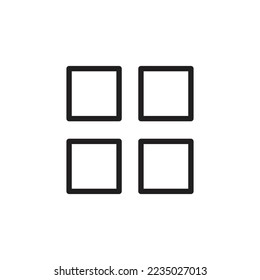 apps icon sign symbol, vector ilustration on white background.