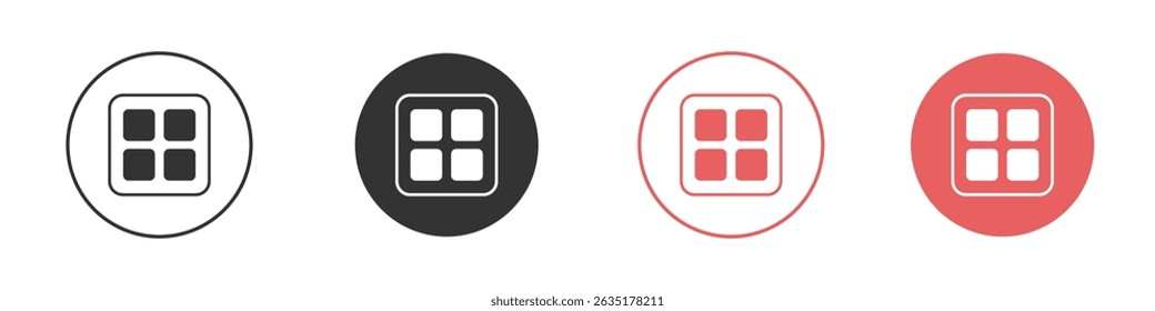 Apps icon vector design template simple and clean style