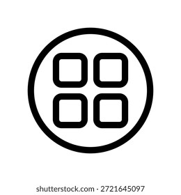 Illustration zum Entwurf eines Vektorsymbols für Apps