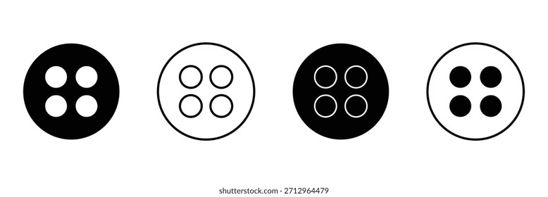 Iconos de App en relleno negro y estilo de línea .Ilustración vectorial .EPS 10 .