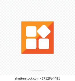 Apps Icons in schwarzer Füllung und Linienstil .Vector Illustration .EPS 10 .